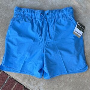 Drake Marina Blue Men's Swim Trunks Commando Hybrid 7in